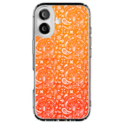 Orange Bandana Tough Cases For Apple iPhone (17, 16, 15, 14, 13, 12, 11, X, SE, 8, 7/ Air, Plus, Pro, Max, Mini, XR, XS), Print in USA