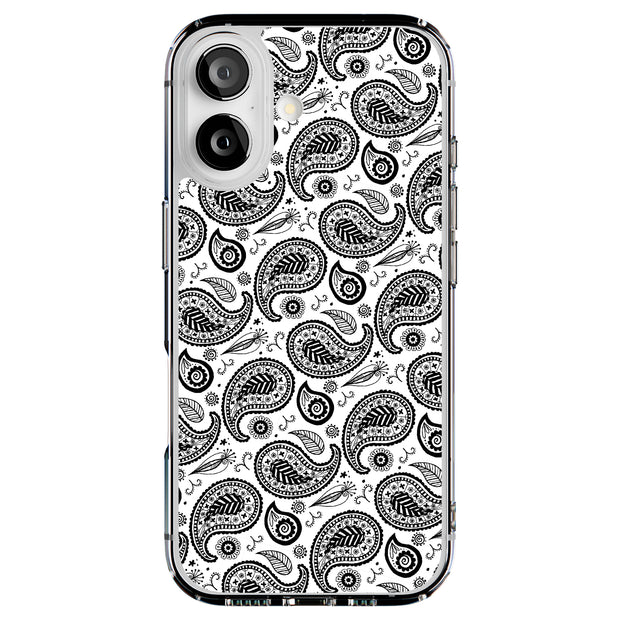 Black Bandana Tough Cases For Apple iPhone (17, 16, 15, 14, 13, 12, 11, X, SE, 8, 7/ Air, Plus, Pro, Max, Mini, XR, XS), Print in USA