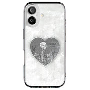 Skeleton Love Tough Cases For Apple iPhone (17, 16, 15, 14, 13, 12, 11, X, SE, 8, 7/ Air, Plus, Pro, Max, Mini, XR, XS), Print in USA