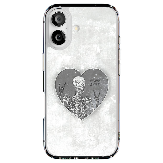 Skeleton Love Tough Cases For Apple iPhone (17, 16, 15, 14, 13, 12, 11, X, SE, 8, 7/ Air, Plus, Pro, Max, Mini, XR, XS), Print in USA
