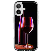 Red Wine Glass Tough Cases For Apple iPhone (17, 16, 15, 14, 13, 12, 11, X, SE, 8, 7/ Air, Plus, Pro, Max, Mini, XR, XS), Print in USA