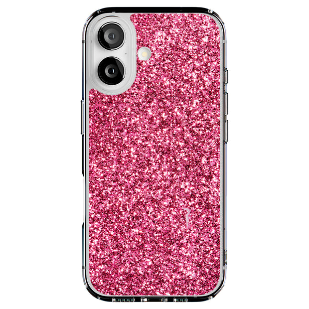 Pink Sparklings Tough Cases For Apple iPhone (17, 16, 15, 14, 13, 12, 11, X, SE, 8, 7/ Air, Plus, Pro, Max, Mini, XR, XS), Print in USA