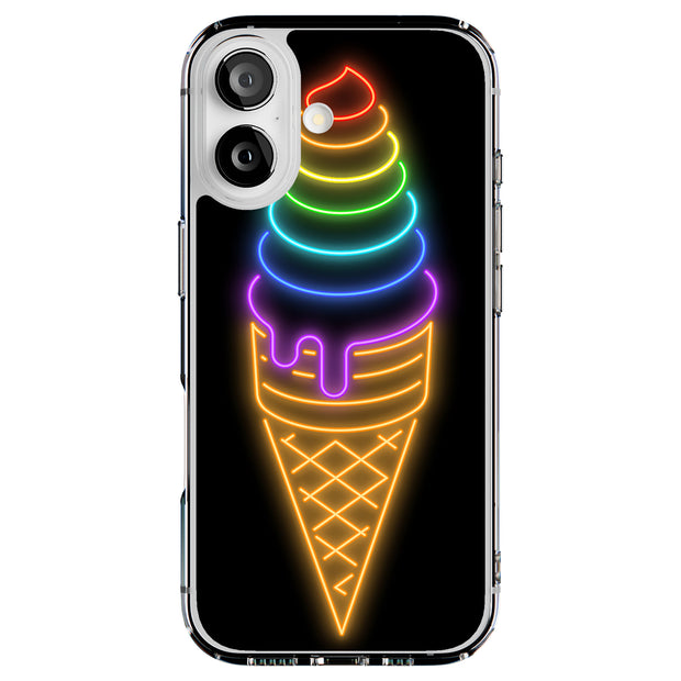 Ice Cream Sign Tough Cases For Apple iPhone (17, 16, 15, 14, 13, 12, 11, X, SE, 8, 7/ Air, Plus, Pro, Max, Mini, XR, XS), Print in USA