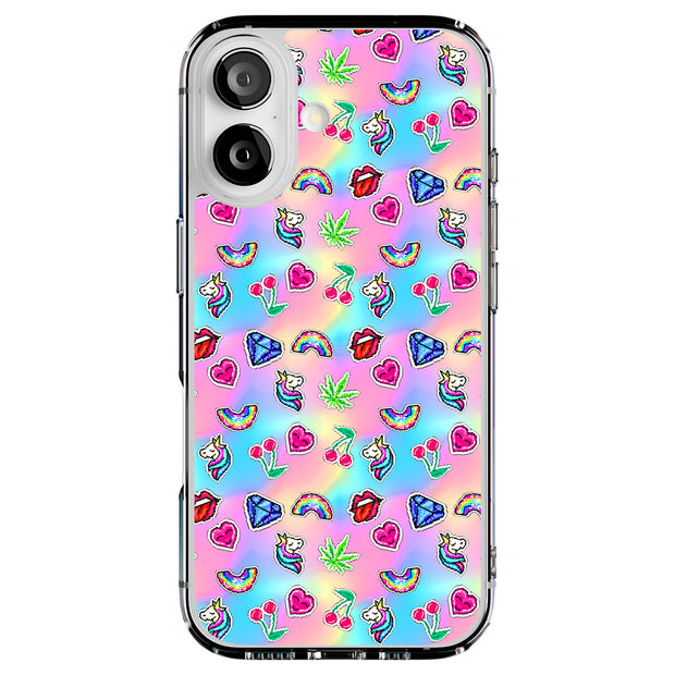 Unicorn Shapes Tough Cases For Apple iPhone (17, 16, 15, 14, 13, 12, 11, X, SE, 8, 7/ Air, Plus, Pro, Max, Mini, XR, XS), Print in USA