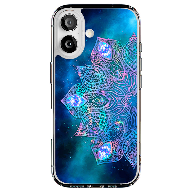 Nebula Mandala Tough Cases For Apple iPhone (17, 16, 15, 14, 13, 12, 11, X, SE, 8, 7/ Air, Plus, Pro, Max, Mini, XR, XS), Print in USA