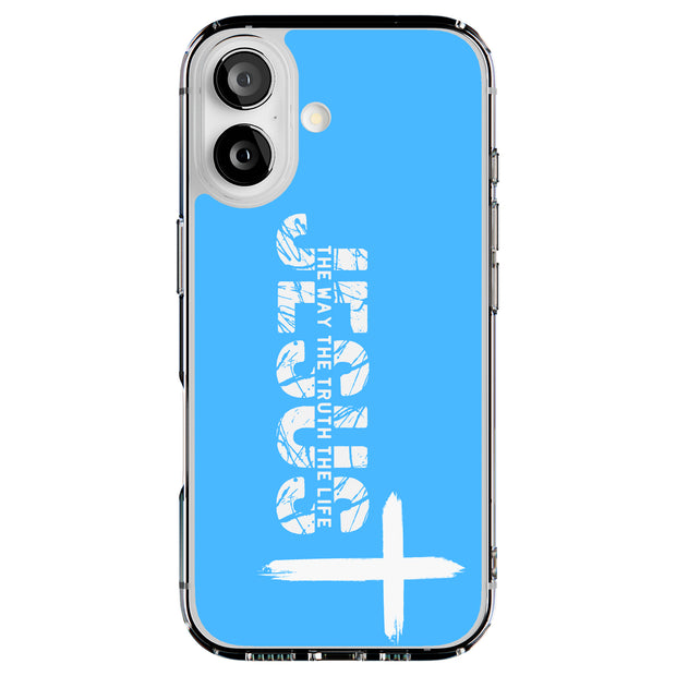 Jesus The Way Tough Cases For Apple iPhone (17, 16, 15, 14, 13, 12, 11, X, SE, 8, 7/ Air, Plus, Pro, Max, Mini, XR, XS), Print in USA