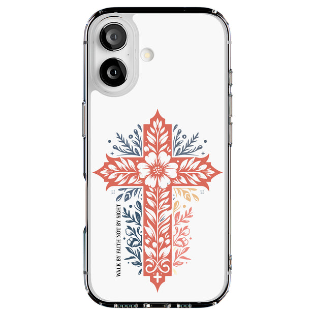 Jesus by Faith Tough Cases For Apple iPhone (17, 16, 15, 14, 13, 12, 11, X, SE, 8, 7/ Air, Plus, Pro, Max, Mini, XR, XS), Print in USA