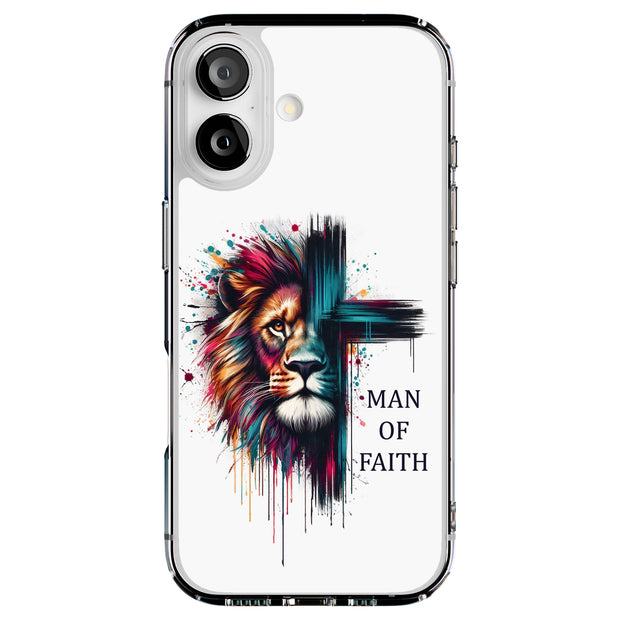 Man of Faith Tough Cases For Apple iPhone (17, 16, 15, 14, 13, 12, 11, X, SE, 8, 7/ Air, Plus, Pro, Max, Mini, XR, XS), Print in USA