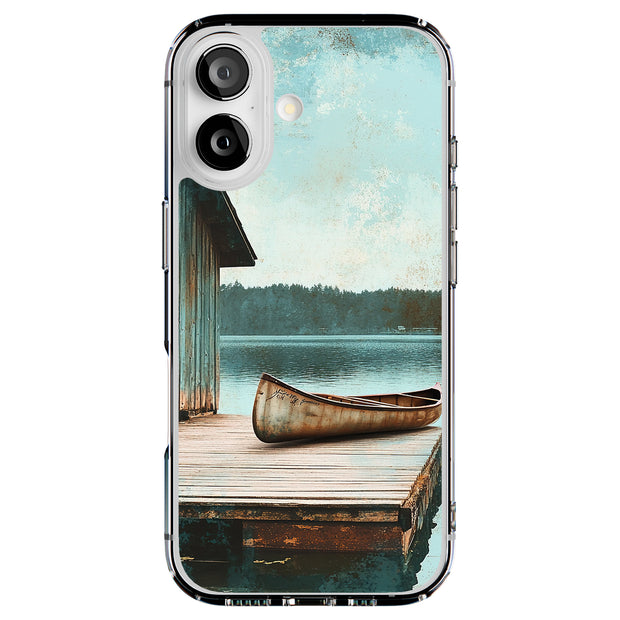 Old Boathouse 1 Tough Cases For Apple iPhone (17, 16, 15, 14, 13, 12, 11, X, SE, 8, 7/ Air, Plus, Pro, Max, Mini, XR, XS), Print in USA