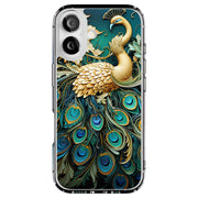Peacock Feather Tough Cases For Apple iPhone (17, 16, 15, 14, 13, 12, 11, X, SE, 8, 7/ Air, Plus, Pro, Max, Mini, XR, XS), Print in USA
