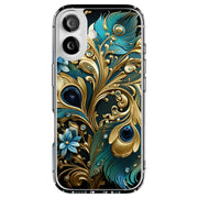 Jewel Feather 2 Tough Cases For Apple iPhone (17, 16, 15, 14, 13, 12, 11, X, SE, 8, 7/ Air, Plus, Pro, Max, Mini, XR, XS), Print in USA