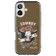 Cowboy Killer 1 Tough Cases For Apple iPhone (17, 16, 15, 14, 13, 12, 11, X, SE, 8, 7/ Air, Plus, Pro, Max, Mini, XR, XS), Print in USA