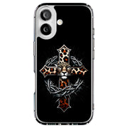 Leopard Cross Tough Cases For Apple iPhone (17, 16, 15, 14, 13, 12, 11, X, SE, 8, 7/ Air, Plus, Pro, Max, Mini, XR, XS), Print in USA