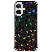 Rainbow Leopard Tough Cases For Apple iPhone (17, 16, 15, 14, 13, 12, 11, X, SE, 8, 7/ Air, Plus, Pro, Max, Mini, XR, XS), Print in USA