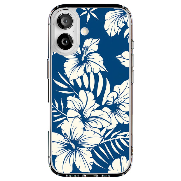 Floral Hawaii 1 Tough Cases For Apple iPhone (17, 16, 15, 14, 13, 12, 11, X, SE, 8, 7/ Air, Plus, Pro, Max, Mini, XR, XS), Print in USA
