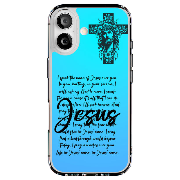 Speak of Jesus Tough Cases For Apple iPhone (17, 16, 15, 14, 13, 12, 11, X, SE, 8, 7/ Air, Plus, Pro, Max, Mini, XR, XS), Print in USA