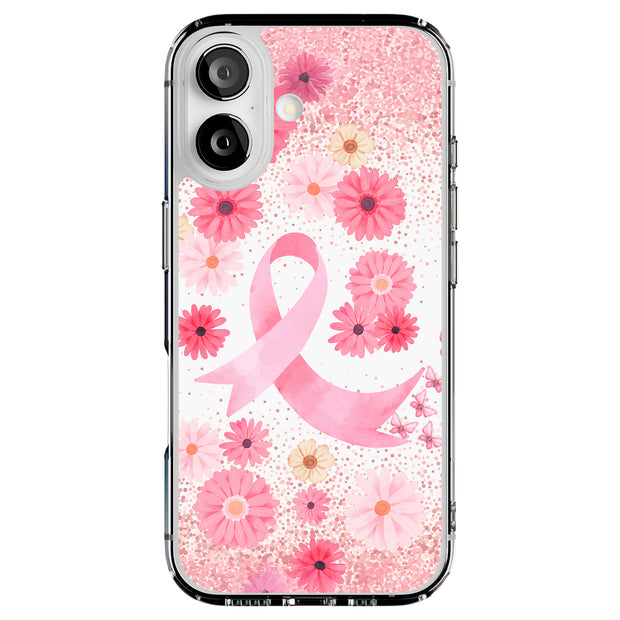 Breast Cancer 1 Tough Cases For Apple iPhone (17, 16, 15, 14, 13, 12, 11, X, SE, 8, 7/ Air, Plus, Pro, Max, Mini, XR, XS), Print in USA