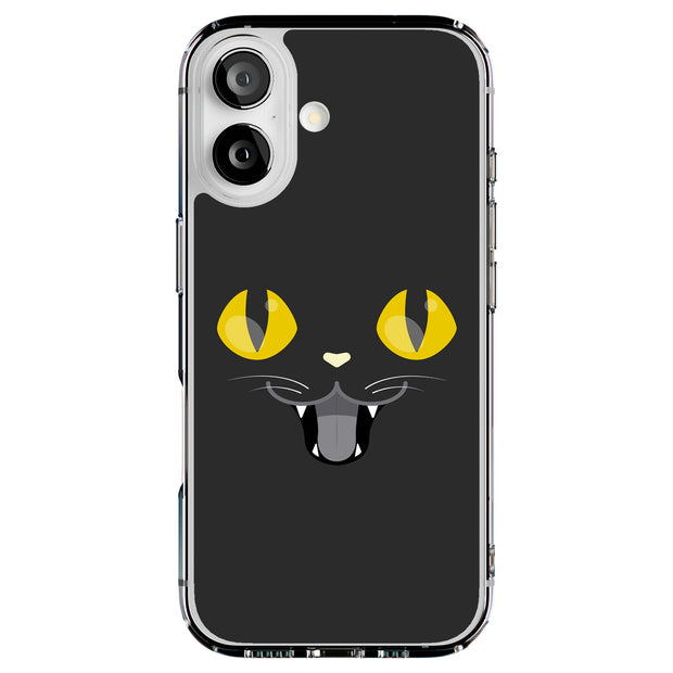Enigmatic Cat Tough Cases For Apple iPhone (17, 16, 15, 14, 13, 12, 11, X, SE, 8, 7/ Air, Plus, Pro, Max, Mini, XR, XS), Print in USA
