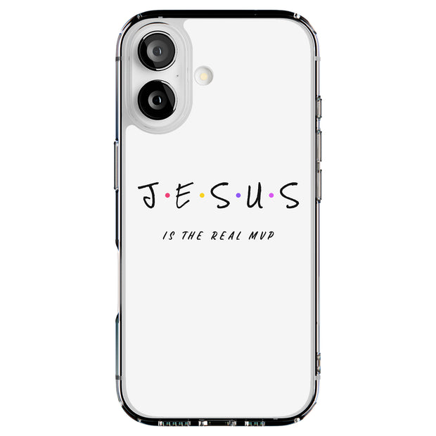 Jesus is MVP Tough Cases For Apple iPhone (17, 16, 15, 14, 13, 12, 11, X, SE, 8, 7/ Air, Plus, Pro, Max, Mini, XR, XS), Print in USA