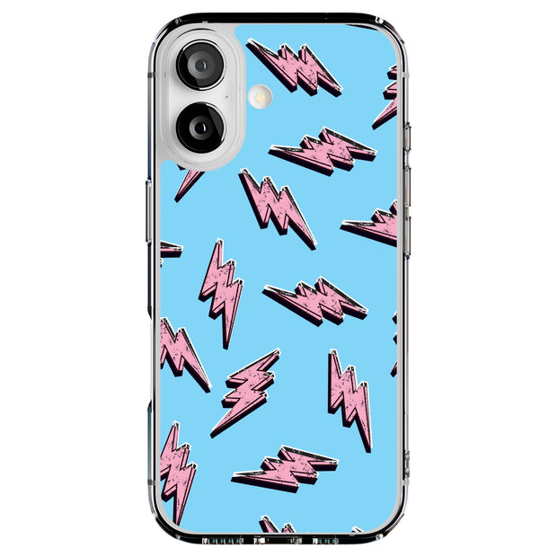 Lightning Shape Tough Cases For Apple iPhone (17, 16, 15, 14, 13, 12, 11, X, SE, 8, 7/ Air, Plus, Pro, Max, Mini, XR, XS), Print in USA