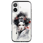 Japan Geisha Tough Cases For Apple iPhone (17, 16, 15, 14, 13, 12, 11, X, SE, 8, 7/ Air, Plus, Pro, Max, Mini, XR, XS), Print in USA