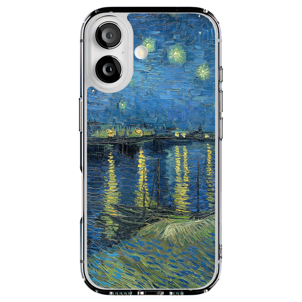 Starry Night 1 Tough Cases For Apple iPhone (17, 16, 15, 14, 13, 12, 11, X, SE, 8, 7/ Air, Plus, Pro, Max, Mini, XR, XS), Print in USA