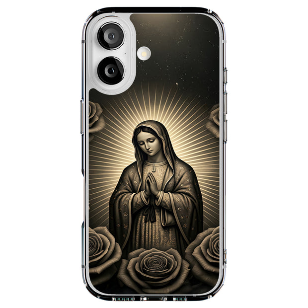 Virgin Mary 5 Tough Cases For Apple iPhone (17, 16, 15, 14, 13, 12, 11, X, SE, 8, 7/ Air, Plus, Pro, Max, Mini, XR, XS), Print in USA