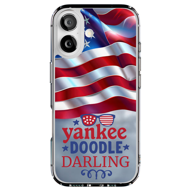 Yankee Doodle 1 Tough Cases For Apple iPhone (17, 16, 15, 14, 13, 12, 11, X, SE, 8, 7/ Air, Plus, Pro, Max, Mini, XR, XS), Print in USA