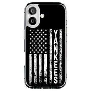 Yankee flag Tough Cases For Apple iPhone (17, 16, 15, 14, 13, 12, 11, X, SE, 8, 7/ Air, Plus, Pro, Max, Mini, XR, XS), Print in USA