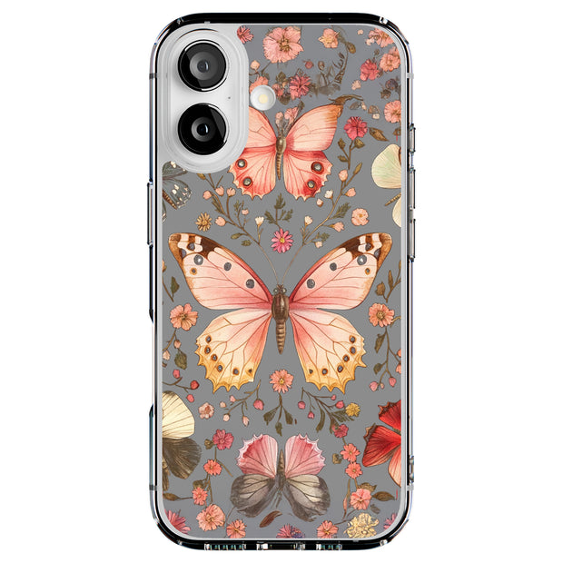 Butterfly 3 Tough Cases For Apple iPhone (17, 16, 15, 14, 13, 12, 11, X, SE, 8, 7/ Air, Plus, Pro, Max, Mini, XR, XS), Print in USA