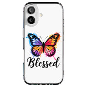 Butterfly Bless Tough Cases For Apple iPhone (17, 16, 15, 14, 13, 12, 11, X, SE, 8, 7/ Air, Plus, Pro, Max, Mini, XR, XS), Print in USA