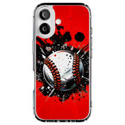 Baseball Crash Tough Cases For Apple iPhone (17, 16, 15, 14, 13, 12, 11, X, SE, 8, 7/ Air, Plus, Pro, Max, Mini, XR, XS), Print in USA