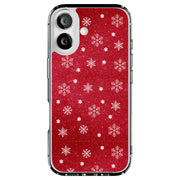 Snowflake Red 1 Tough Cases For Apple iPhone (17, 16, 15, 14, 13, 12, 11, X, SE, 8, 7/ Air, Plus, Pro, Max, Mini, XR, XS), Print in USA
