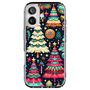 Xmas Trees Tough Cases For Apple iPhone (17, 16, 15, 14, 13, 12, 11, X, SE, 8, 7/ Air, Plus, Pro, Max, Mini, XR, XS), Print in USA