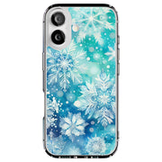 Snowflake Blue 1 Tough Cases For Apple iPhone (17, 16, 15, 14, 13, 12, 11, X, SE, 8, 7/ Air, Plus, Pro, Max, Mini, XR, XS), Print in USA