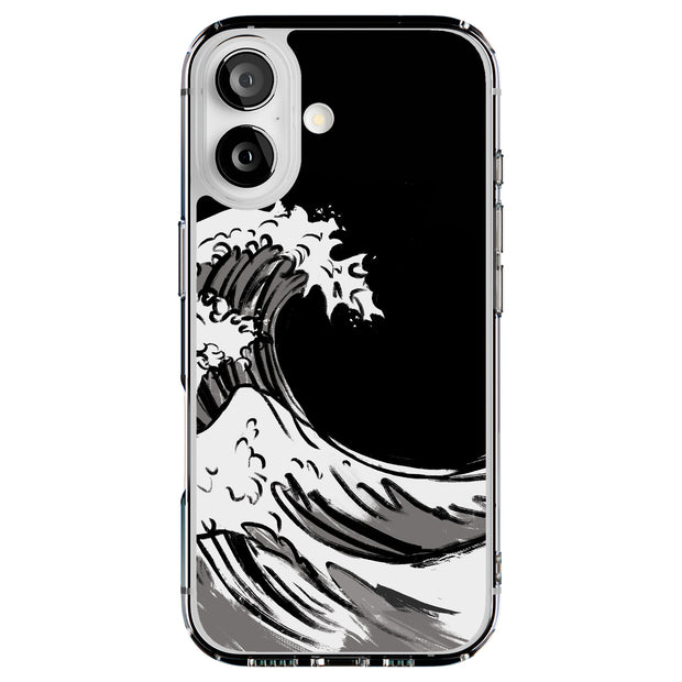 Japanese Waves Tough Cases For Apple iPhone (17, 16, 15, 14, 13, 12, 11, X, SE, 8, 7/ Air, Plus, Pro, Max, Mini, XR, XS), Print in USA