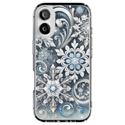 Xmas Snow White Tough Cases For Apple iPhone (17, 16, 15, 14, 13, 12, 11, X, SE, 8, 7/ Air, Plus, Pro, Max, Mini, XR, XS), Print in USA
