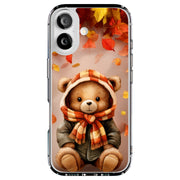 Autumn Bear 1 Tough Cases For Apple iPhone (17, 16, 15, 14, 13, 12, 11, X, SE, 8, 7/ Air, Plus, Pro, Max, Mini, XR, XS), Print in USA