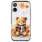 Autumn Bear 2 Tough Cases For Apple iPhone (17, 16, 15, 14, 13, 12, 11, X, SE, 8, 7/ Air, Plus, Pro, Max, Mini, XR, XS), Print in USA
