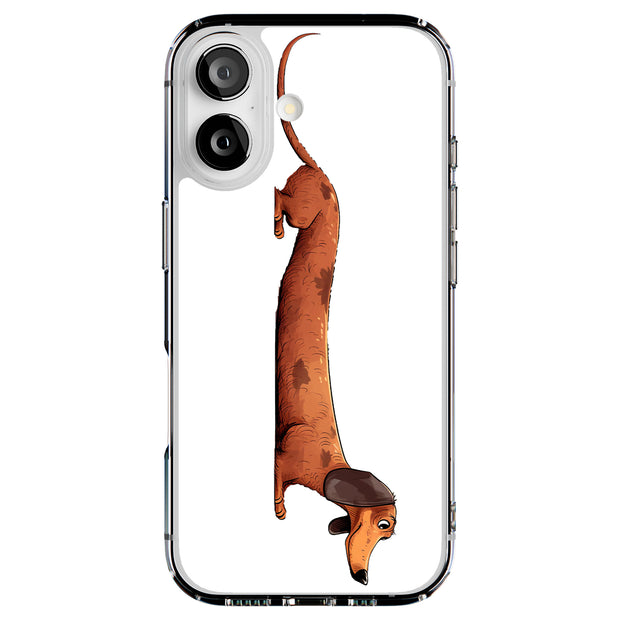 Dachshund Dog Tough Cases For Apple iPhone (17, 16, 15, 14, 13, 12, 11, X, SE, 8, 7/ Air, Plus, Pro, Max, Mini, XR, XS), Print in USA