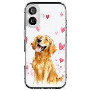 Golden Retriever Tough Cases For Apple iPhone (17, 16, 15, 14, 13, 12, 11, X, SE, 8, 7/ Air, Plus, Pro, Max, Mini, XR, XS), Print in USA