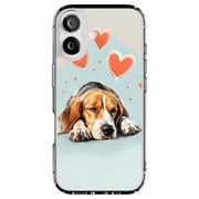 Sleepy Foxhound Tough Cases For Apple iPhone (17, 16, 15, 14, 13, 12, 11, X, SE, 8, 7/ Air, Plus, Pro, Max, Mini, XR, XS), Print in USA