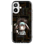 Coffee Donkey Tough Cases For Apple iPhone (17, 16, 15, 14, 13, 12, 11, X, SE, 8, 7/ Air, Plus, Pro, Max, Mini, XR, XS), Print in USA