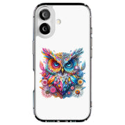 Gems Flower Owl Tough Cases For Apple iPhone (17, 16, 15, 14, 13, 12, 11, X, SE, 8, 7/ Air, Plus, Pro, Max, Mini, XR, XS), Print in USA