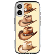 Cowboy Hats 2 Tough Cases For Apple iPhone (17, 16, 15, 14, 13, 12, 11, X, SE, 8, 7/ Air, Plus, Pro, Max, Mini, XR, XS), Print in USA