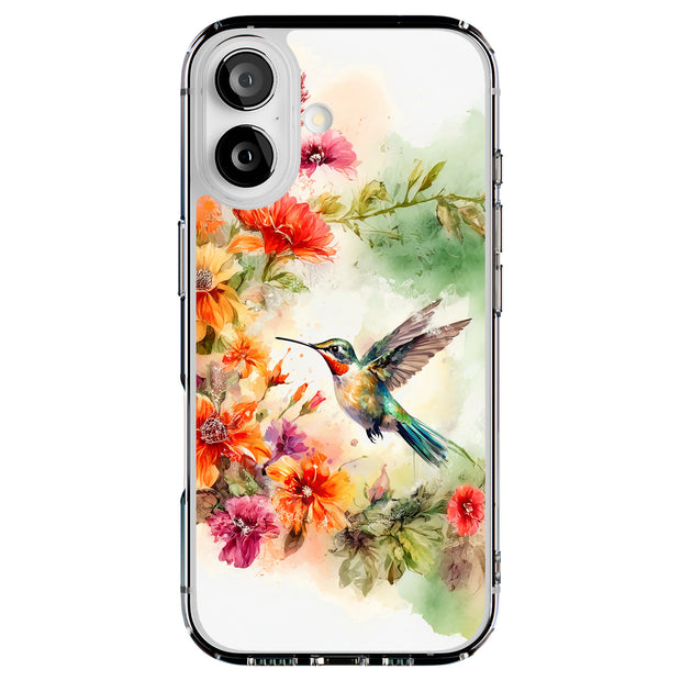 Hummingbird 4 Tough Cases For Apple iPhone (17, 16, 15, 14, 13, 12, 11, X, SE, 8, 7/ Air, Plus, Pro, Max, Mini, XR, XS), Print in USA