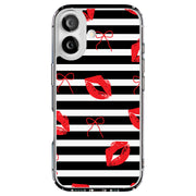 Valentines Lips Tough Cases For Apple iPhone (17, 16, 15, 14, 13, 12, 11, X, SE, 8, 7/ Air, Plus, Pro, Max, Mini, XR, XS), Print in USA