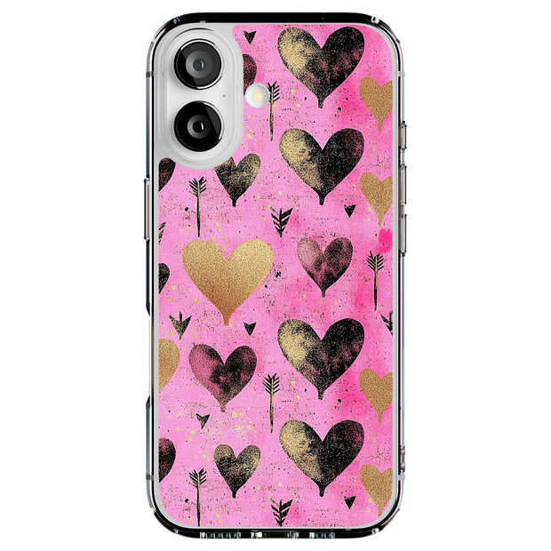 Valentine Heart Tough Cases For Apple iPhone (17, 16, 15, 14, 13, 12, 11, X, SE, 8, 7/ Air, Plus, Pro, Max, Mini, XR, XS), Print in USA