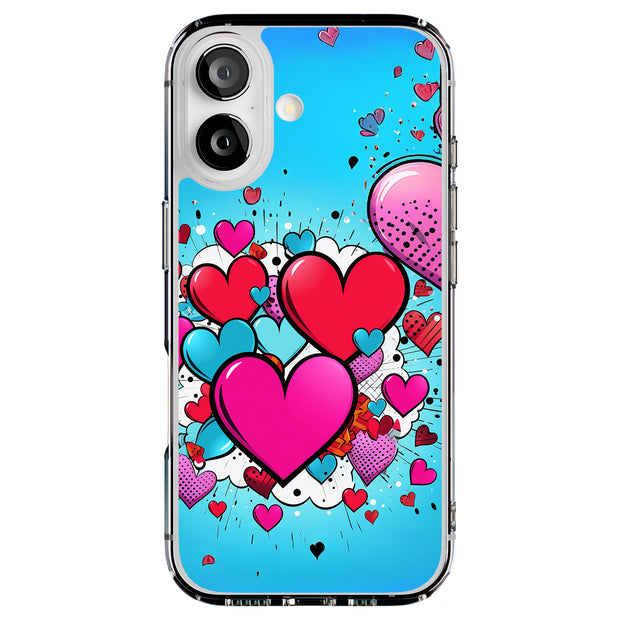 Valentine Pop 4 Tough Cases For Apple iPhone (17, 16, 15, 14, 13, 12, 11, X, SE, 8, 7/ Air, Plus, Pro, Max, Mini, XR, XS), Print in USA