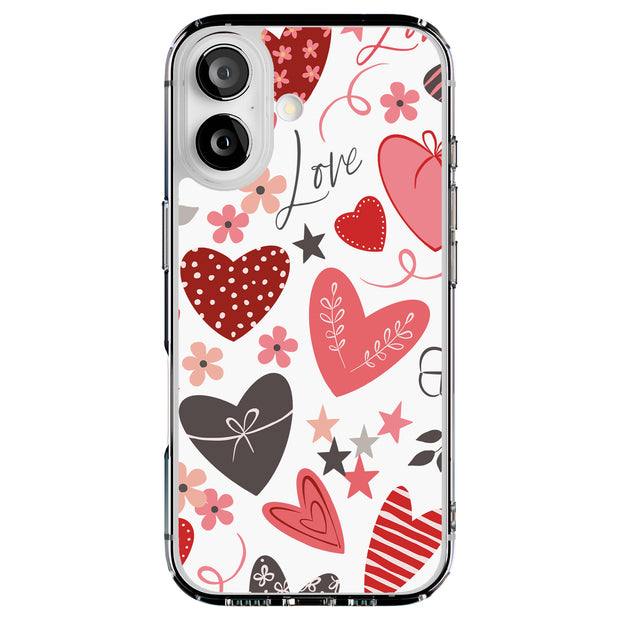 Valentines Love Tough Cases For Apple iPhone (17, 16, 15, 14, 13, 12, 11, X, SE, 8, 7/ Air, Plus, Pro, Max, Mini, XR, XS), Print in USA